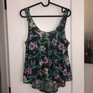 cute american eagle floral flowy tank